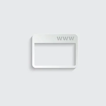 Webpage icon/ internet icon/ browser icon Stock-Illustration