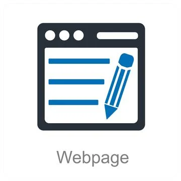 Webpage Stock Illustration