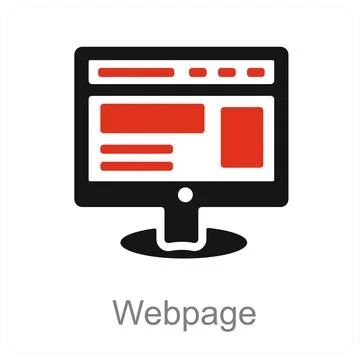 Webpage Stock-Illustration