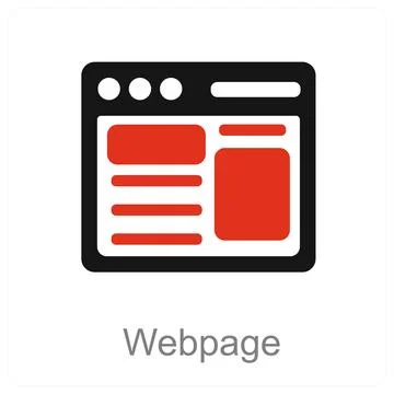 Webpage Stock Illustration