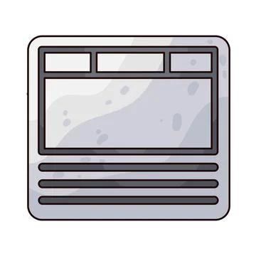 Webpage illustration Stock Illustration