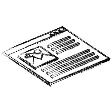 Webpage interface isolated icon 스톡 일러스트