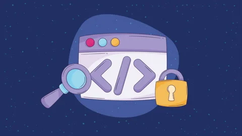 Webpage template with programming code Stock-Footage 233781085