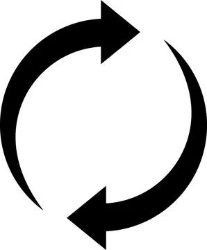 WebRefreshment Circle Arrow, Two Arrow circle, refresh icon, Arrow clock wi.. Stock Illustration