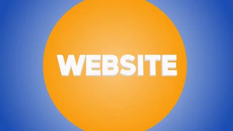 WEBSITE 3D Text Transition 4K Stockbeeldmateriaal 271130969