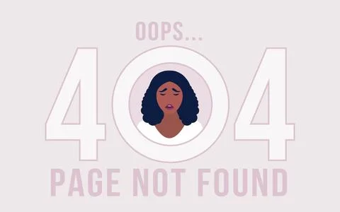 Website 404 error Stock Illustration
