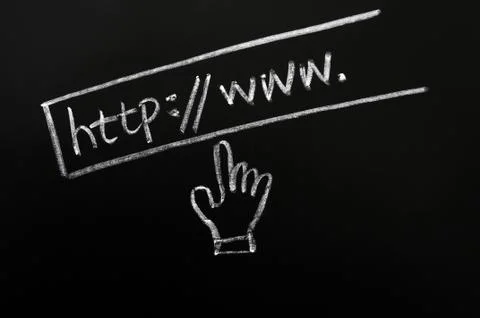 Website address Fotos de archivo