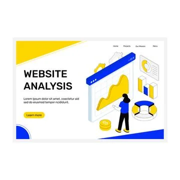 Website Analysis Stock Illustration
