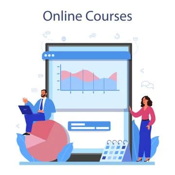 Website analyst online service or platform. Web page improvement イラスト素材