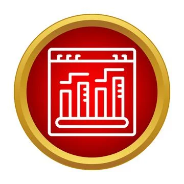 Website analytics bar chart data statistics icon 스톡 일러스트