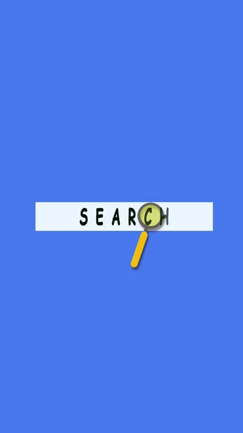 Website analytics data search animated magnifying glass digital technology .. 스톡 동영상 321630920