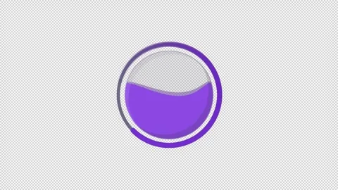 Website animated loading state on dark background with neumorphism Stock Footage 340285965