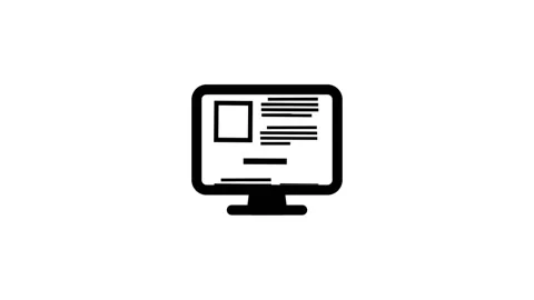 Website animation Vídeos de archivo 196943135