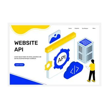 Website Api イラスト素材