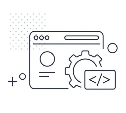 Website Application Development - Icon Stock Illustration