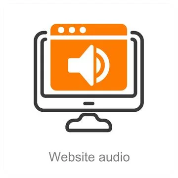 Website audio Stock Illustration