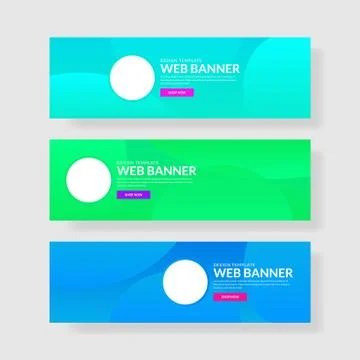 Website banner ui ux Stock Illustration