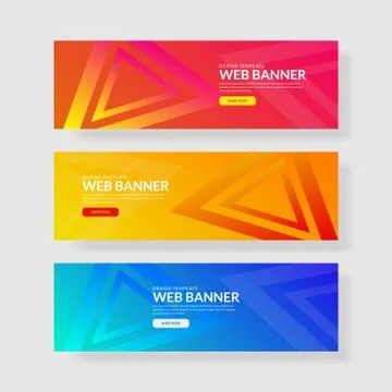 Website banner ui ux Stock Illustration