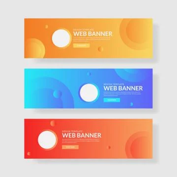 Website banner ui ux Stock Illustration