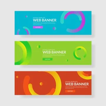 Website banner ui ux Stock Illustration