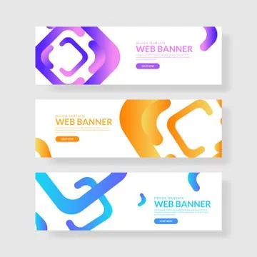 Website banner ui ux Stock Illustration