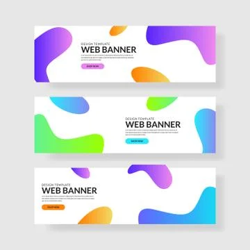 Website banner ui ux Stock Illustration