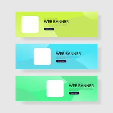 Website banner ui ux Stock Illustration