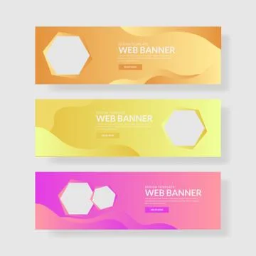 Website banner ui ux Stock Illustration