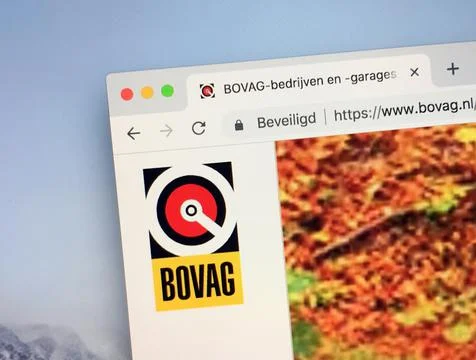 Website of BOVAG Stock Photos