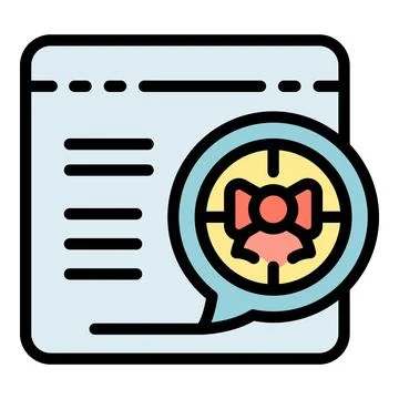 Website box icon vector flat Stock Illustration