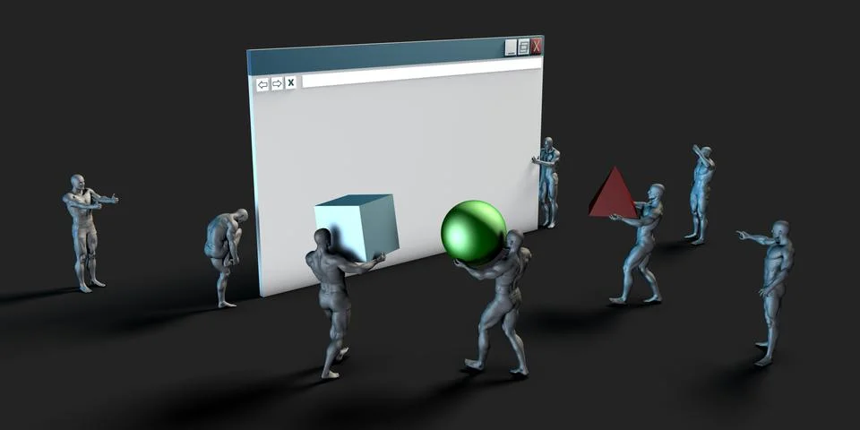 Website Builder Stock Illustration