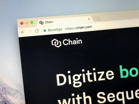 Website of Chain Stock-Fotos