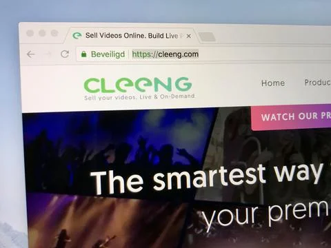 Website of Cleeng Stock Photos