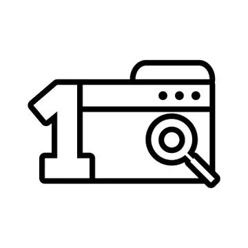 Website code optimization and web programming process on white background 스톡 일러스트