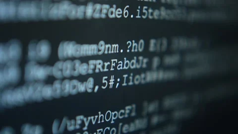 Website code program. internet software network code programming Stock Footage 202262215