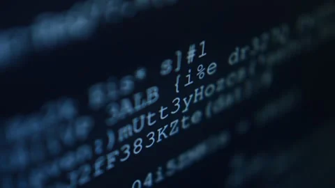 Website code program. internet software network code programming Stock Footage 202262219