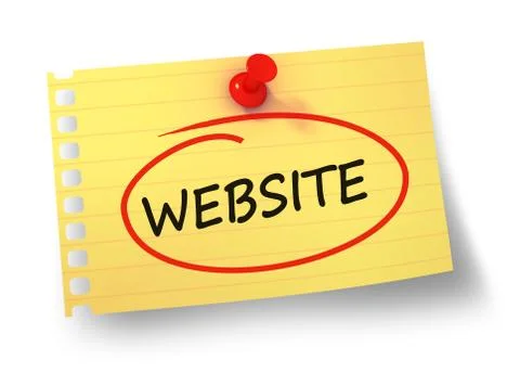 Website concept 3d illustration isolated 스톡 일러스트