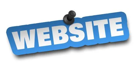 Website concept 3d illustration isolated 스톡 일러스트