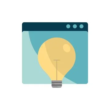 Website creativity property intellectual copyright icon Stock Illustration