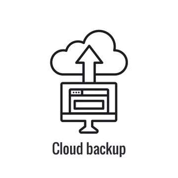 Website Data Transfer Icon w arrow imagery of transfer Stock Illustration