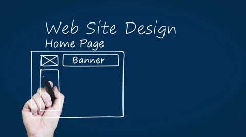 Website Design Animation Stock Footage 34364990