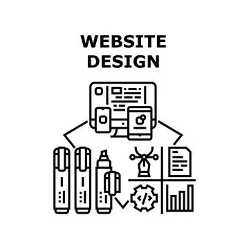 Website design icon vector illustration Stock Illustration