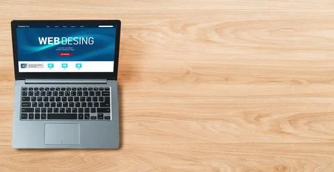 Website design software provide modish template for online retail business 写真素材