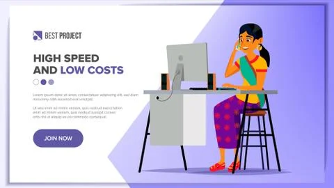 Website Design Template Vector. Business Background. Financial Statistics 스톡 일러스트