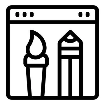 Website design tools for creative professionals 스톡 일러스트