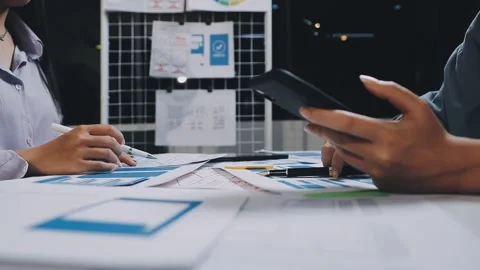 Website designer, Creative planning phone app development template layout f.. Stock Footage 304846933