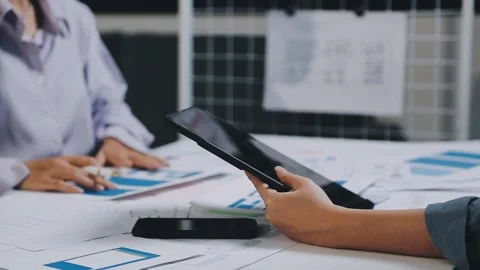 Website designer, Creative planning phone app development template layout f.. Stock Footage 304846937