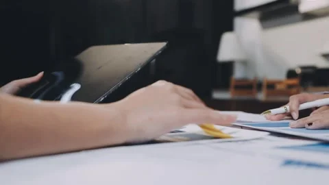 Website designer, Creative planning phone app development template layout f.. Stock Footage 304846941