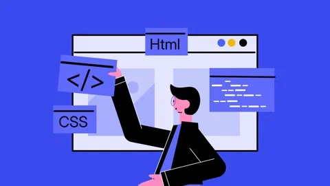 Website development Stock Footage 300378792