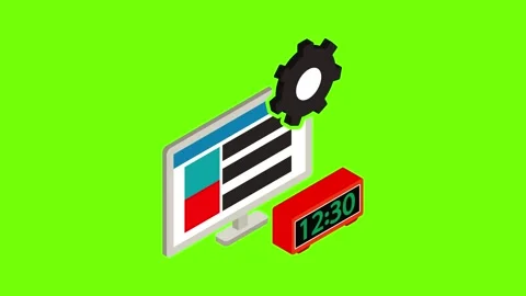 Website development icon animation Stock Footage 152575530
